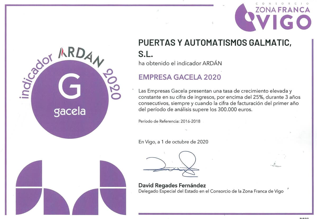 Instalaciones con marcado CE e Indicador Ardán de Galmatic en Vigo